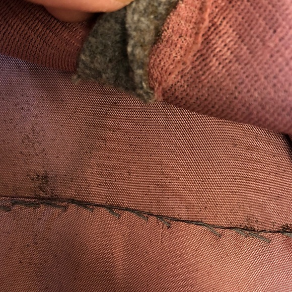 Vintage 70s Wool & Shearling Fur Coat VGUC Small - Picture 8 of 8